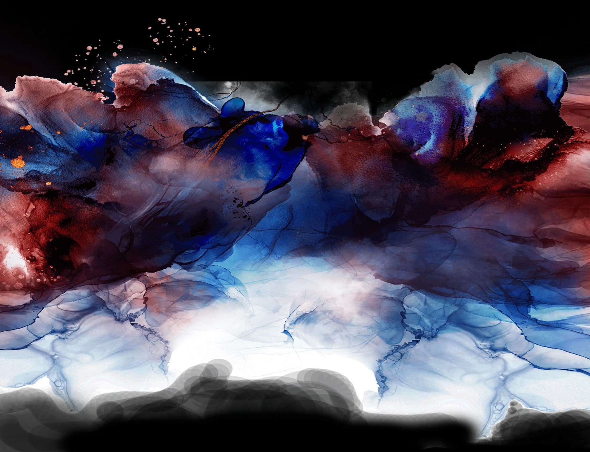 Decorative couple illustration background